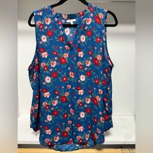 Maurice’s | Atwood Floral Sleeveless Top | 1X